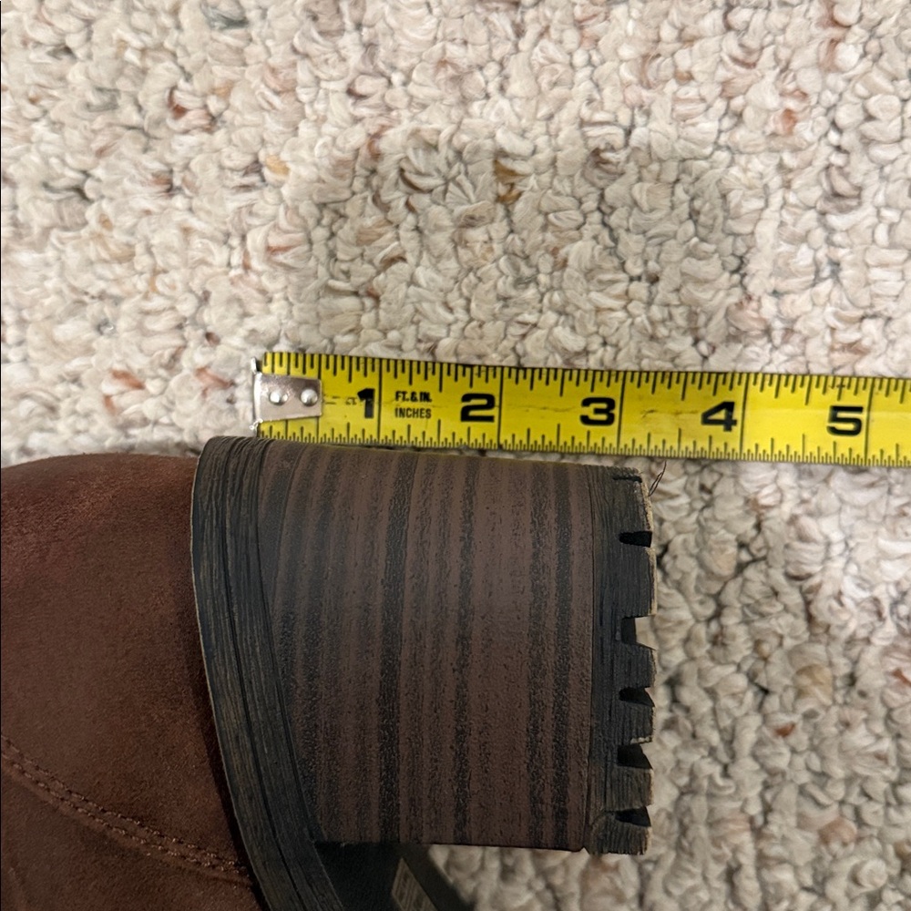 Blowfish Malibu Bootie Boots Faux Fur Zipper Cottage Brown Model 1707 Size 8.5 - Picture 14 of 14